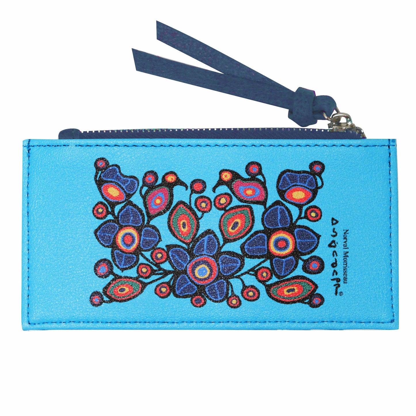 Norval Morrisseau Flowers and Birds Card Holder - Oscardo