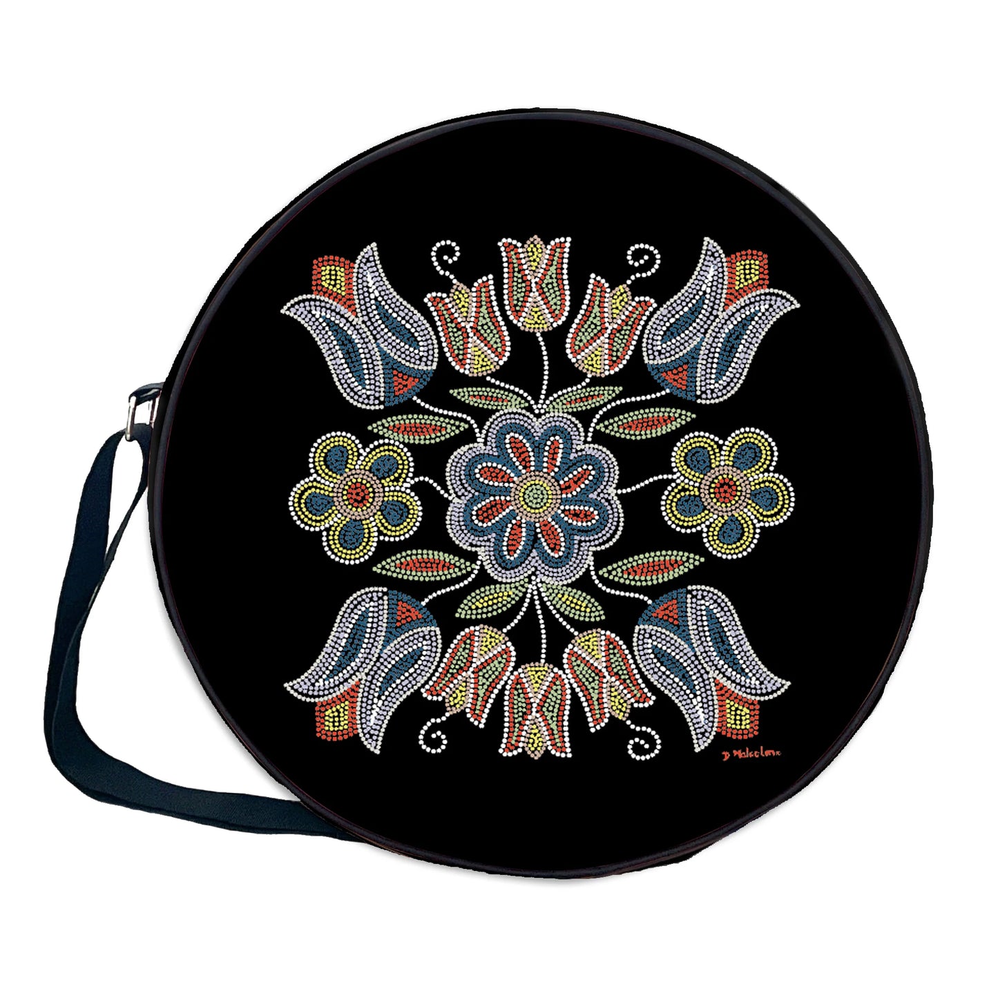 Deb Malcolm Silver Threads 17in Drum Bag