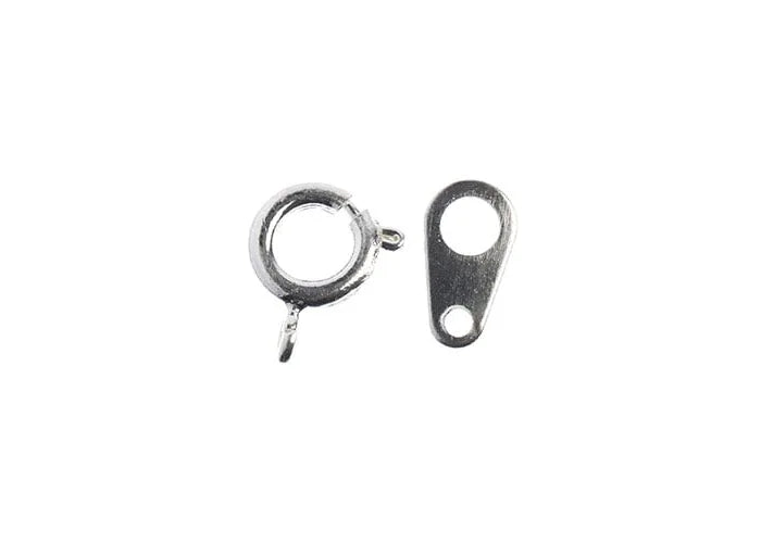 Spring Ring Set 7mm Silver 20pcs