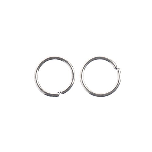 Jump Ring Round 6mm Antique Silver 142pcs