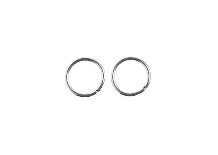 Jump Ring Round 8mm Antique Silver 118pcs