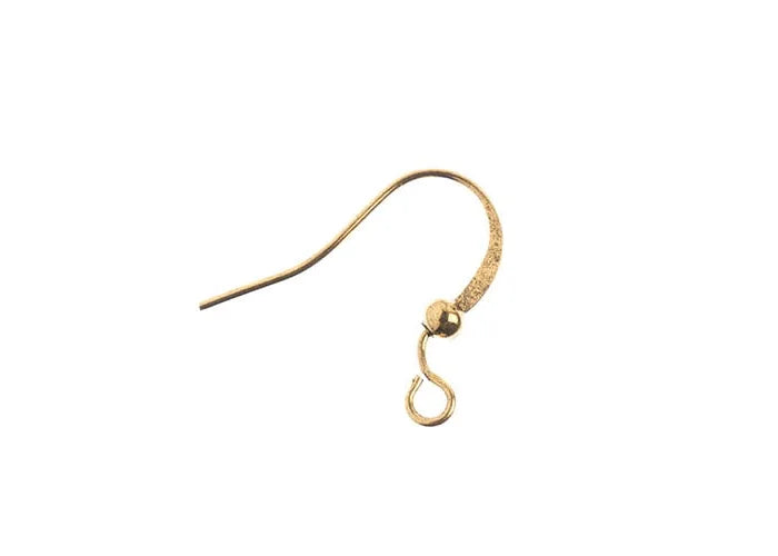 Earwire w/ Bead Antique Gold 60pcs