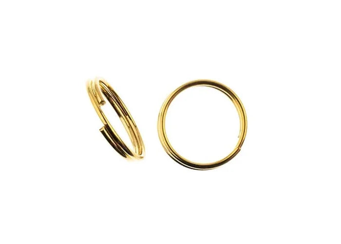 Split Ring 10mm Gold 100pcs
