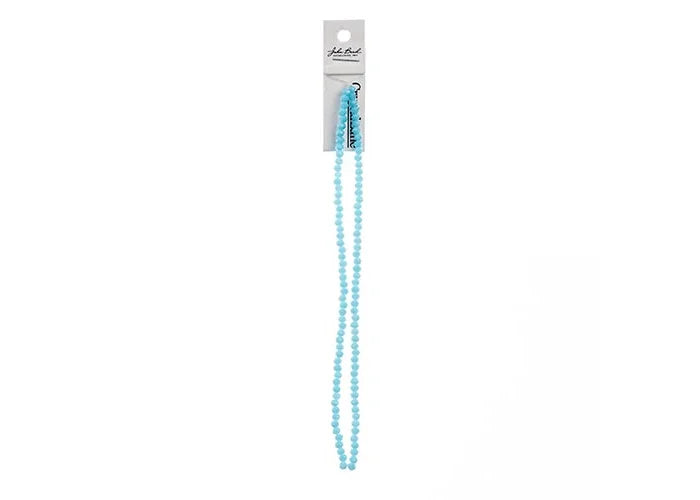 Crystal Lane DIY Rondelle 2 Strand 7in (apx110pcs) 3x4mm Opaque Blue