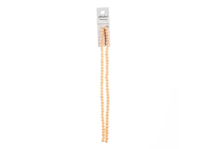 Crystal Lane DIY Rondelle 2 Strand 7in (apx78pcs) 4x6mm Opaque Cream