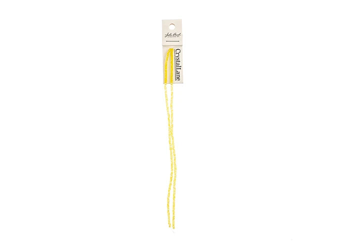 Crystal Lane DIY Rondelle 2 Strand 7in (apx246pcs) 1.5x2.5mm Transparent Yellow