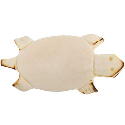 BONE TURTLE 2" BURNT Worked on Bone 10PCS
