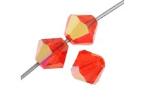 Preciosa 5in Strand Rondell 31pcs 4mm Hyacinth AB