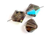 Preciosa 5in Strand Rondell 21pcs 6mm BlackDiamond AB