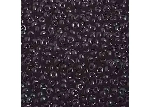 Czech Seed Beads 10/0 Opaque Black