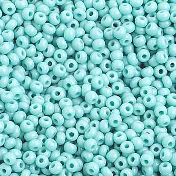 Czech Seed Beads 10/0 Opaque Turquoise