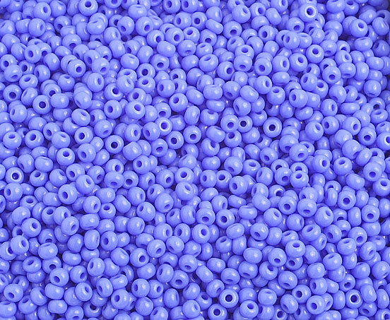 Czech Seed Beads 10/0 Opaque Light Royal Blue