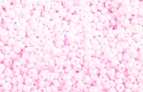 Czech Seed Beads 10/0 Opaque Dyed Pink