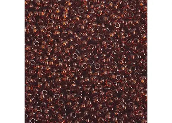 Czech Seed Beads 10/0 Transparent Brown