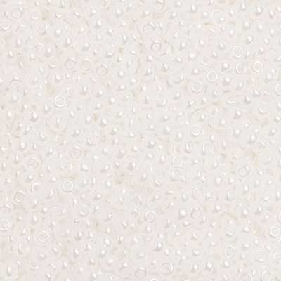 Czech Seed Beads 10/0 Pearl White