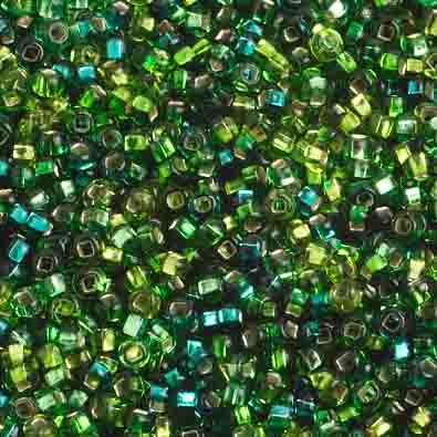 Czech Seed Beads 10/0 S/L Mix Seagreen