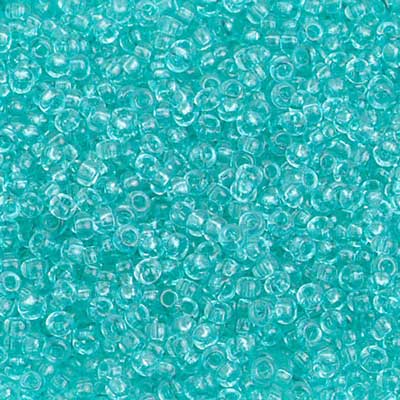 Czech Seed Beads 10/0 Crystal Teal Green SOLGEL