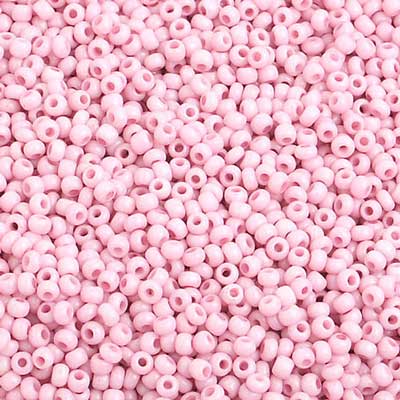 Czech Seed Beads 10/0 Chalk Pink SOLGEL