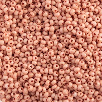 Czech Seed Beads 10/0 Dyed Pink SOLGEL