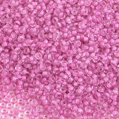 Czech Seed Beads 10/0 Fuchsia C/L Terra Color