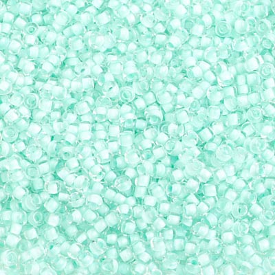 Czech Seed Beads 10/0 C/L Light Mint Terra Color