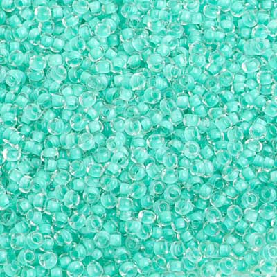 Czech Seed Beads 10/0 C/L Mint Terra Color