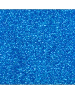 Czech Seed Bead 11/0 Cut Transparent Light Blue Strung
