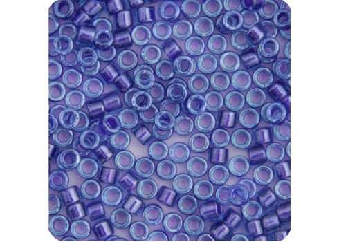 Miyuki Delica 11/0 Aqua Amethyst Lined-Dyed