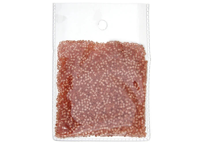 Miyuki Delica 11/0 Peach Alabaster/Opal Silver