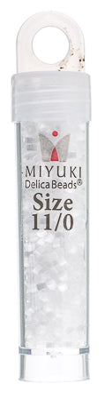 Miyuki Delica 11/0 Crystal Silk Satin