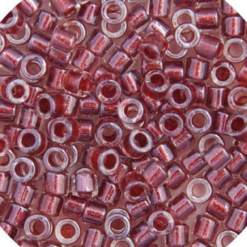 Cranberry Red Sparkle Crystal Lined