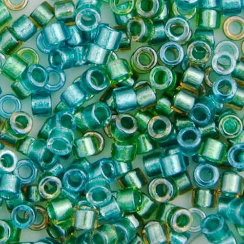 Aqua Teal Green Sparkle Lined