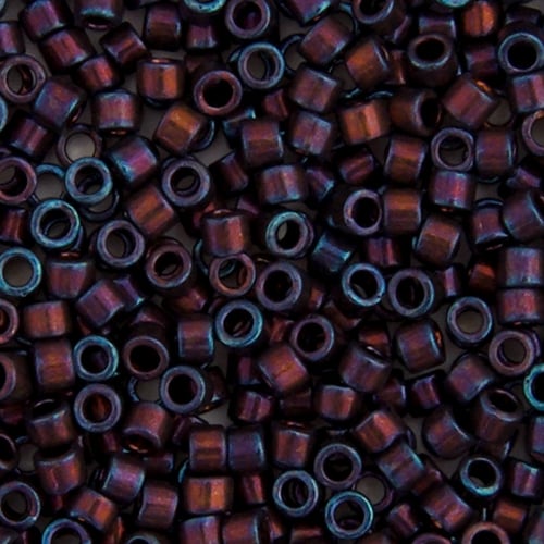 Cranberry Blue AB Metallic Gold