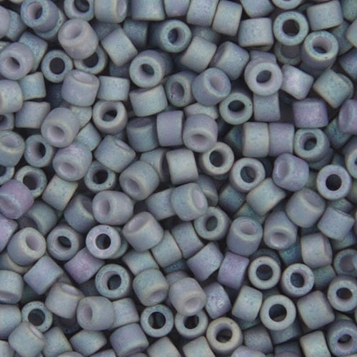 Blue Slate AB Matte Metallic Gold