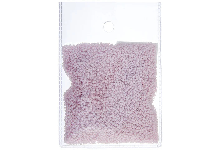 Miyuki Delica 11/0 Crystal Grey Ceylon Lined-Dyed