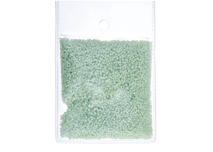 Miyuki Delica 11/0 Light Green Mint Opaque AB
