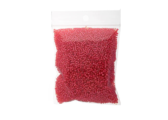Miyuki Delica 11/0 Poppy Red Luminous Neon Color