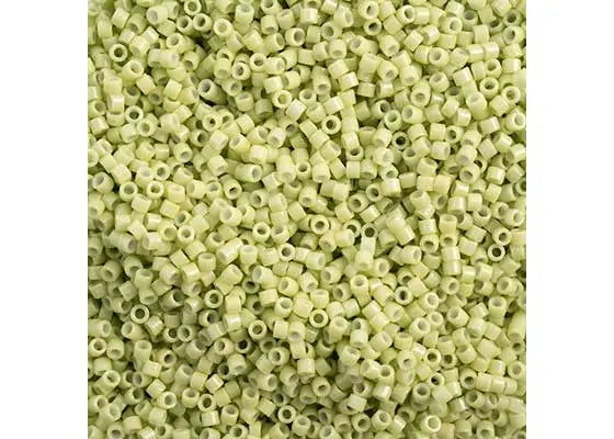 Miyuki Delica 11/0 Duracoat Opaque Dyed Green Fennel