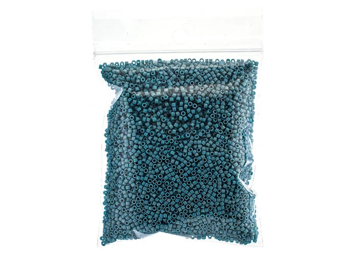 Miyuki Delica 11/0 Frosted Glazed Rainbow Arctic Blue