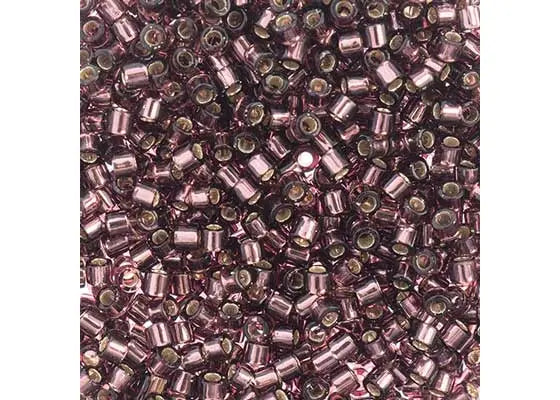 Miyuki Delica 10/0 Mauve Silver Lined