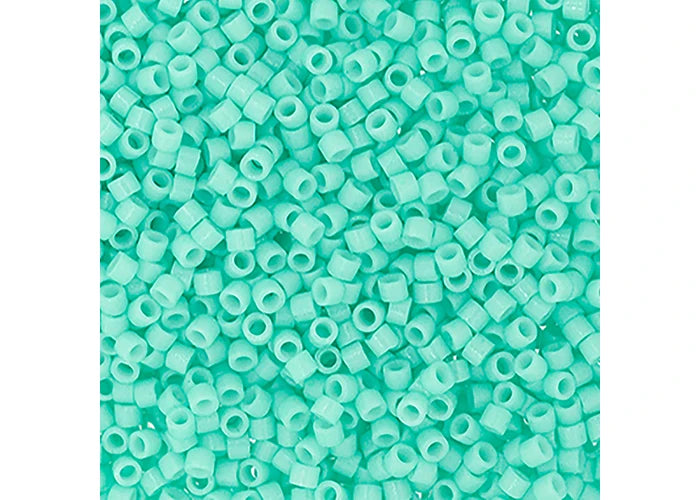 Miyuki Delica 11/0 Duracoat Opaque Dyed Robin Egg Blue