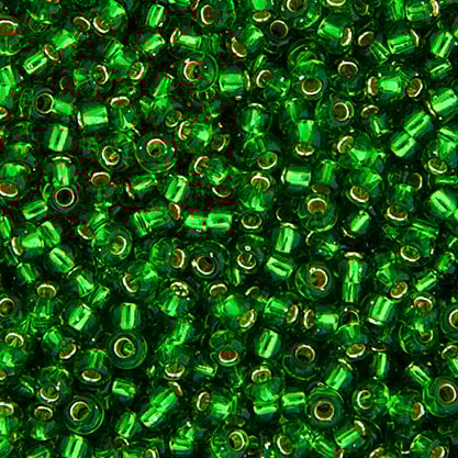 Miyuki Seed Bead 11/0 apx.22g Green Silver Lined