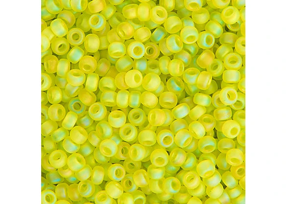 Miyuki Seed Bead 11/0 apx.22g Chartreuse Transparent AB Matte