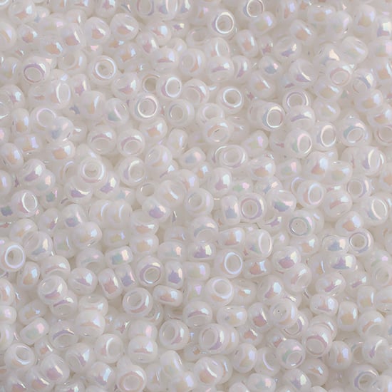Miyuki Seed Bead 11/0 apx.22g White Pearl AB