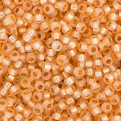 Miyuki Seed Bead 11/0 apx.22g Lt. Apricot S/L Dyed