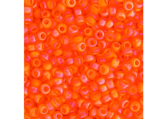 Miyuki Seed Bead 11/0 apx.22g Orange Transparent AB Matte