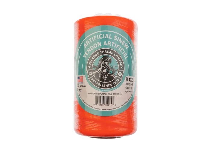 Sinew 8oz 900ft (300yd) Neon Orange 5ply 70lb