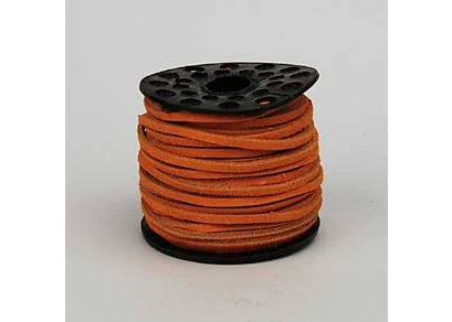 SUEDE LACE 3.5mm ORANGE 25YDS