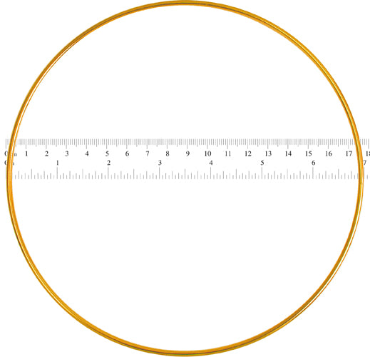 Metal Rings 7in (17.8cm) Brass