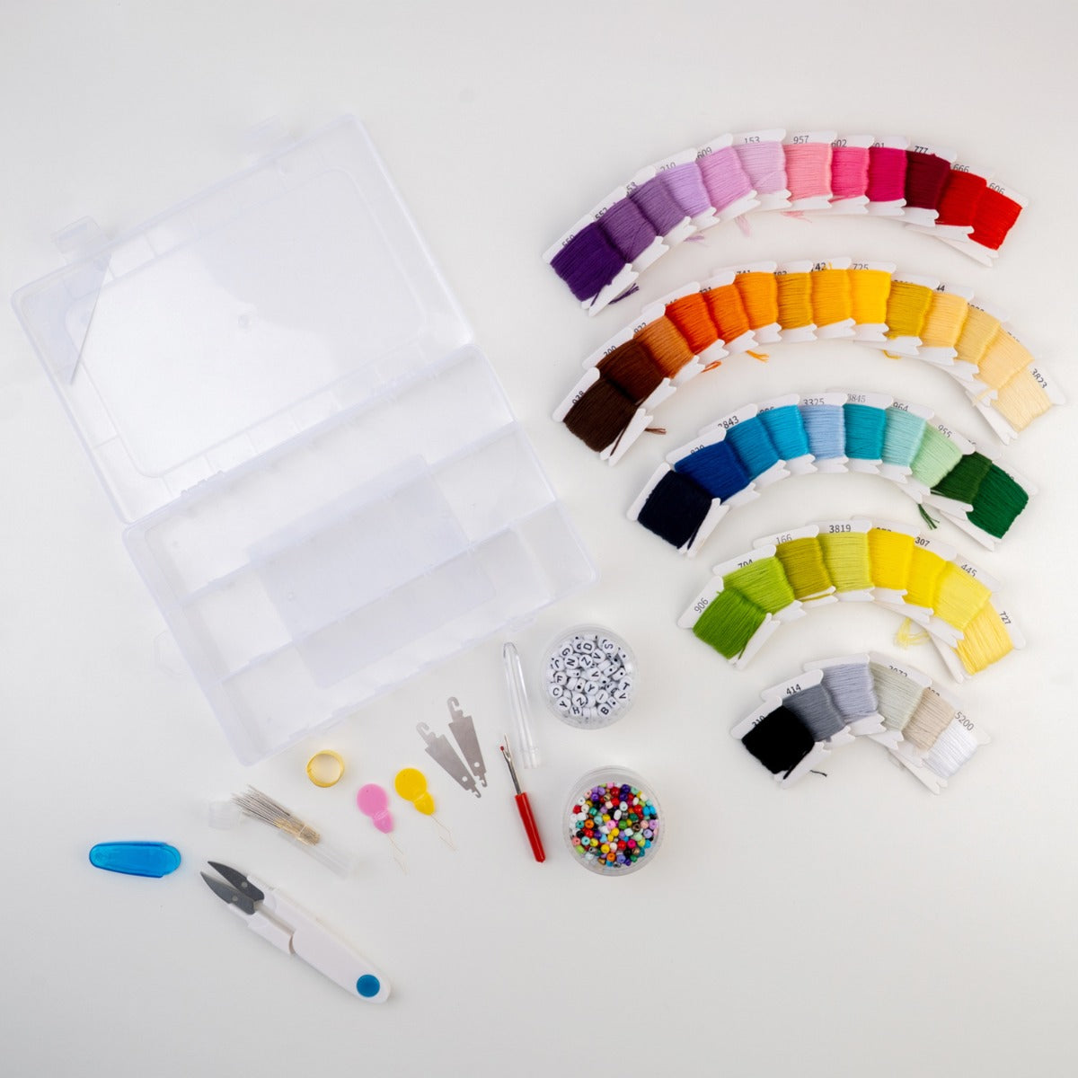 Embroidery Kit Thread/Tools/Beads